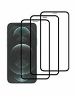 GADGETRONICS iPhone 12 Pro Transparent Tempered Glass Scratch Resistant Screen Protector (Pack of 3)