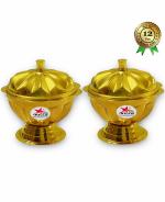 Nutristar Handmade Sindoor Box Brass /Vermilion box, Dotted Design Kumkum boxes for special occasions