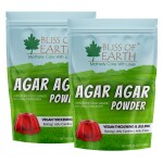 Bliss of Earth Agar Agar Powder 100% Food Grade Natural Thickener, Vegan, Gluten Free & Gelatin Substitute Great for Baking, Jelly -Candies & Gravies 113gm Pack of 2