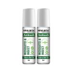 Keya Seth Ankush Mosquito & Insect Fabric Roll On with Citronella, Lemongrass & Eucalyptus Oil Non-Toxic & No DEET Formula -Safe for kids Pack of 2