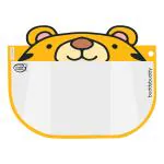 Buddsbuddy Kids Face Protective Mask with Piglet Cartoon Transparent Safety Shield with Elastic Band and Sponge, Yellow