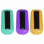 Vararo Durable Carpet Cleaner Plastic Crumb Sweeper Roller Dirt Cleaning Brush (Pack of 3)