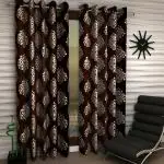 JARS Collections Set of 2 Polyester Long Door Curtains(4x8 ft)