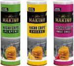 3 Assorted Round & Stacked Nachos with Can Pack (Each 107 gm)(Pack of 3)