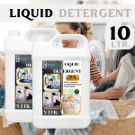 Flisko Matic Liquid Detergent 10L Top Load & Front Load Washing Machine & Bucket Wash & Hand Wash Combo Pack Liquid Detergent