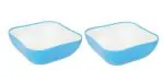 Nayasa Microwave Safe Treat Bowls 1800 ML - Set of 2 Blue Color