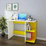 Tesa Study Table (White & Yellow)