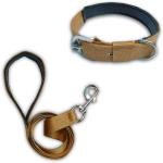 Kuppy All-Size Dog Collar And Leash Set Suitable For Dogs Of Every Breed Dog & Cat Collar & Leash (Extra Large, Brown)