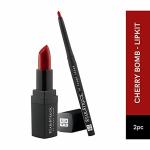 Star Struck by Sunny Leone Cherry Bomb 2PC Lip Kit (Lipstick + Lip Liner)