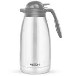 Milton Thermosteel Carafe 24 Hours Hot or Cold Tea/Coffee Pot, 2000 ml, Silver