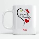 MM9E You are So Special Maya Printed Mug , I Love You Maya , Maya Name Mug ,Valentine's Day , Anniversary Gift , Happy Birthday Gift , Rakhi Mug , Wife ,J6 , Ceramic Coffee Mug 325ml