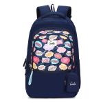 Genie Bff Laptop Backpack For Women, 3 Compartments, Stylish And Trendy College Bags For Girls, Water Resistant And Lightweight Bags For Office And Travelling Purpose, 36 Litres, Blue