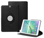 EasyTac t Black Leather 360 Degree Rotating Case Cover For Samsung Galaxy Tab S2