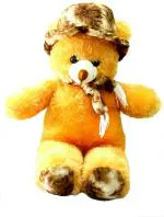 Ktkashish Toys Kashish Cute Brown Cap Teddy Bear 70 Cm - 27 inch (Brown)