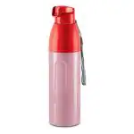 Milton Plastic Red Kool Convex 700 Insulated Inner Pet Water Bottle - 560 Ml
