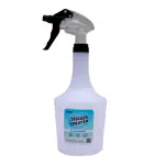 KWEL Spray Bottle Double-Shot Trigger for Multipurpose - Size 1000ML - White- Pack of 1