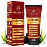 NEWISH Anti Pollution Activated Charcoal Face Wash for Removing Impurities Zero Parabens, Sulphate, Silicones & Color - Tube, 100 ml Daily Use Face Wash (100 g)