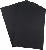 PERDAY 20 Sheets Black 8.5 X 11 '' Paper 120 GSM Construction Paper for Craft, Crad Making, Invitation, Printing, Drawing, Scrapbooking, Suplies