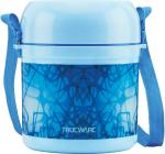 Trueware Plastic, Stainless Steel 3-Containers Insulated Thermoware Lunch Box