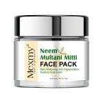 Mexmy Neem Multani Mitti Face Pack - For Oil Control, Skin Whitening, Anti Pigmentation