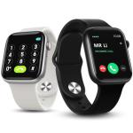 FINGER THREE i8 Pro Max Smart Watch, Touchscreen Fitness Tracker with Heart Rate & SpO2 Monitor, Sleep Tracking, IP68 Waterproof Pedometer Smartwatch Compatible with iPhone and Android Phones for Women Men