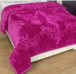 YATI GALLERIE Mink Blanket in Self Emboss Design