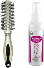 Buy Tya Round Hair Saloon Brush Buy Tya Daily Women Hygiene Intimate Wash (Set Of 2)