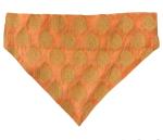 For The Fur Kids Wedding Dog Bandana: Festive Indian Wear (Easy to Use, for All Collar Sizes) (Peach)