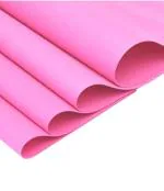 SEJASCOLLECTIONS | Pack of 10 | Pink Color, Big/Full Size Chart Paper, Used in Art and Craft, Collage, Projects, Props, Decorations, Posters etc. Plain/Unrulled, Size: 70x56 centimetres, 200 GSM.