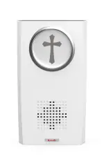 Fybros CHURCH MUSICAL Bell,White Door Bells and Flashing Light -Made in India
