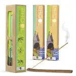 PHOOL - Mosquito Repellent Incense Sticks - Citronella & Eucalyptus | Charcoal free |100% certified natural | Pack of 40 sticks | Phool Luxury Incense