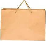 PPJ - (BROWN CRAFT (HORIZONTAL) PAPER CARRY BAG, 16 Inch X 12 Inch X 4 Inch for DIWALI/WEDDING/FUNCTION/BIRTHDAY/RETURN GIFTS/CHRISTMAS (Pack of 10)
