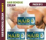 KURAIY Painless Hair Removal Spray Neutral Armpit Arm Hair Removal Mousse Pack of 3