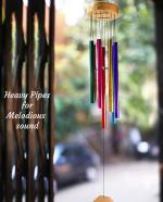 Buyab Factory Multicolor Aluminium Positive Energy Windchime M-Bf-607 - 20 Inch