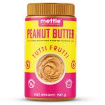 Mettle Peanut Butter Tutti Frutti, 907g | Smooth (Fruity) | Real Fruits | Non-GMO | Gluten-Free | Vegan | Keto Diet