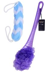 Lonekart Handle Loofah & Bath Belt For Bathing Pack of 2