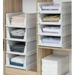 SMS HYDROTECH Closet Organizer Pack Of (3 PCS small 2PCS large, White)