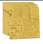 TAYLORED HOME 3D Foam Washable Self Adhesive Wallpapers Embossed PE Foam Peel and Stick Wallpaper for Indoor and Outdoor Wall Decor (Gold, Pack of 1)