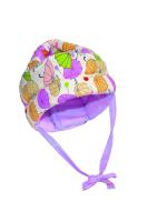 Vparents Chunky Baby Head Protector for Safety of Kids 6M to 3 Years- Baby Safety Helmet with Proper Air Ventilation & Corner Guard Protection (Purple)