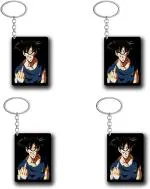VJAYSH Gift Shop 4 Pic Dragon Ball ( Goku) Keychain X2 Multicolor Office Supplies