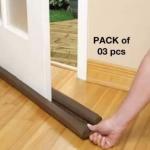ANANT ENTERPRISES Nylon Door Mounted Door Stopper | Door Bottom Sealing Stripe for Home, Office, (Pack of 3,Brown)