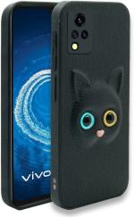Aviaaz Vivo V21 3D Black Back Cover