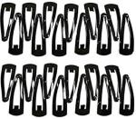 THE MAXIM GIRLS TIC-TACK CLIPS / BLACK / 24 PIECES / SUPERB QUALITY / LIGHT WEIGHT Tic Tac Clip (Black) - PACK OF 2