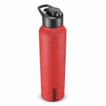 PEXPO Chromo 1000 ISI Certified Stainless Steel Sports/Fridge Sipper Water Bottle, 950ml, Red | Eco Friendly | BPA Free | Water Bottle for Office, Gym, School, Yoga, Trekking, Men, Women and Kids