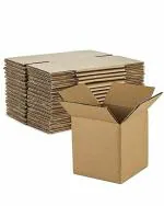 varda 3 ply Brown Corrugated Box 10 x 10 x 7 inch (Pack of 50)