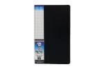 Keny Business Card Folder | Visiting / Name Card Organizer | 4 Cards Size | comes with 240 Pockets | Black - Pack of 2 (754/240 Black)
