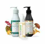 MonkForest Sulphate Free, Paraben Free Mushroom Hair Shampoo 200 ml / Conditioner 200 ml/ and Hair Oil 100 ml with Cooling effect (Combo Set 3 ) Best Natural Mushroom Shampoo for Hair and Best Hair Conditioner for Hair Growth