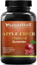 Naturewell Apple Cider Vinegar Gummies, 30 Gummies