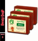Ayurdaily Honey Glycerin Soap, 375 G (Pack Of 3)