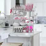 AVAIL Creative in Innovation Multipurpose Stainless Steel Modular Kitchen Storage Rack - 76x61 cm